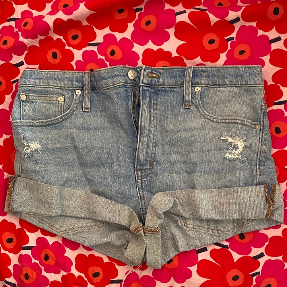 Madewell High Rise Denim Shorts